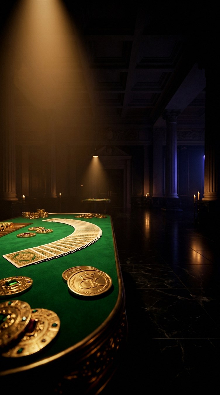Online casino interface showing game lobby and account balance